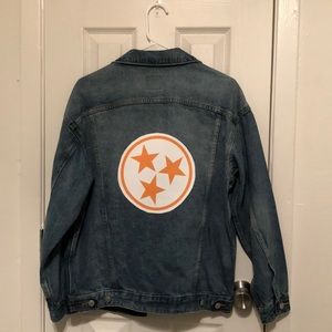 Custom, vintage-style, oversized Tennessee jacket